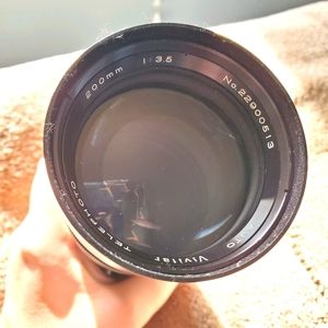 Auto Vivitar Telephoto 200mm Lens